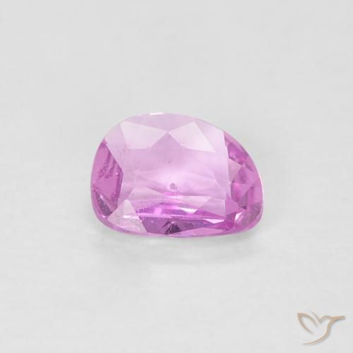 0.40ct Naturel Rose pourpre royal léger Saphir, Fantaisie, VS
