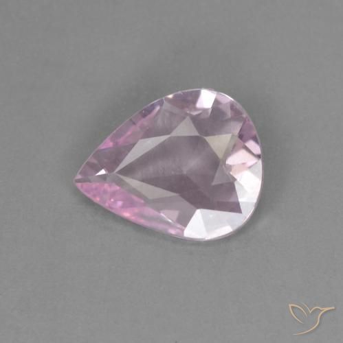 Saphir Ton rose cerise naturelle En forme de poire, 0.33 ct, VVS