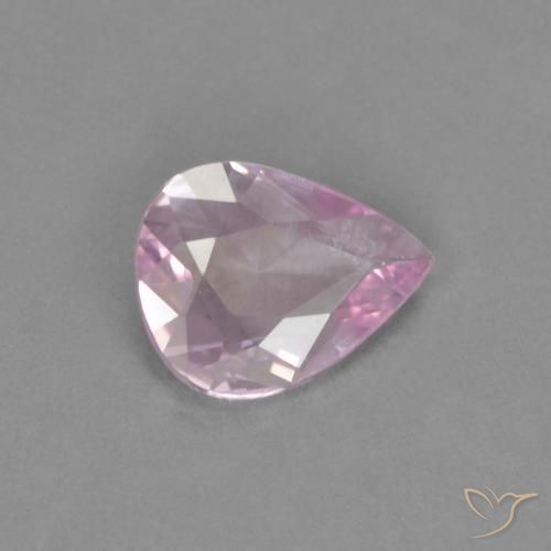 Saphir Ton rose cerise naturelle En forme de poire, 0.33 ct, VVS
