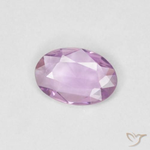 Saphir Violet clair naturelle ovale, 0.31 ct, VVS