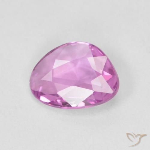 0.60ct Naturel Pourpre rose vif Saphir, Fantaisie, VVS