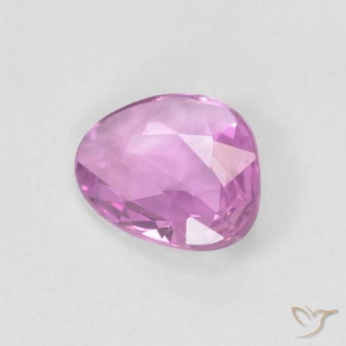 Saphir Pourpre rose vif naturelle Fantaisie, 0.60 ct, VVS