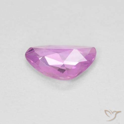 Saphir Pourpre-rose naturelle Fantaisie, 0.50 ct, VVS-VS