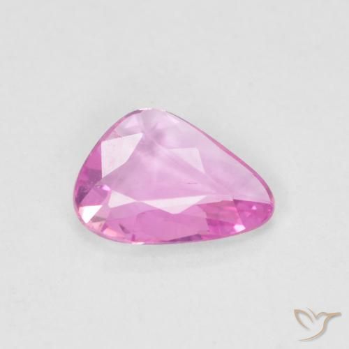 0.48ct Naturel Pourpre rose vif Saphir, Fantaisie, VVS-VS