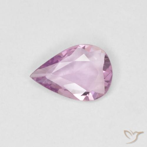 0.36ct Naturel Violet clair Saphir, En forme de poire, VVS