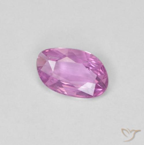 Saphir Medium Light-Purple naturelle Fantaisie, 0.49 ct, VVS