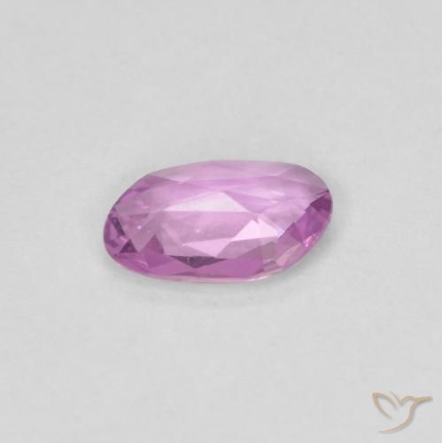 Saphir Medium Light-Purple naturelle Fantaisie, 0.49 ct, VVS