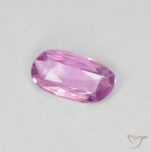 Saphir Violet Rosâtre naturelle Fantaisie, 0.51 ct, VVS