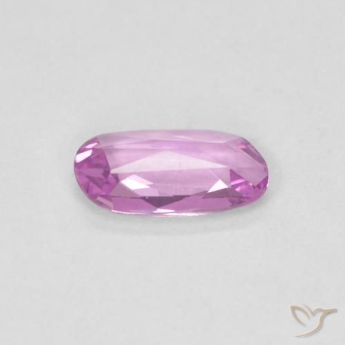 Saphir Violet Rosâtre naturelle Fantaisie, 0.51 ct, VVS