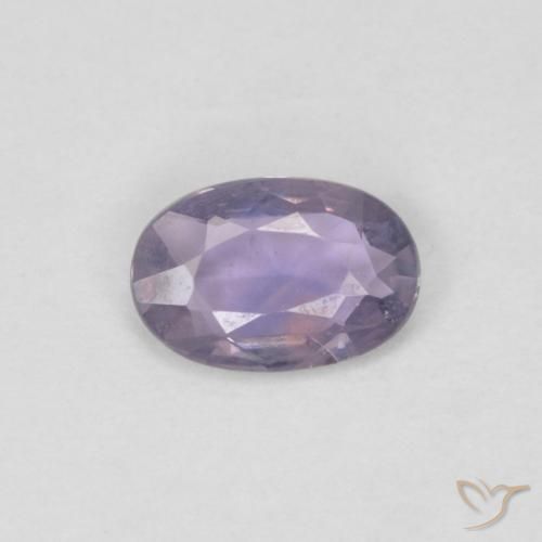0.46ct Naturel Violet moyen Saphir, ovale, VVS