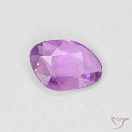 0.41ct Naturel Violet Rosâtre Saphir, Fantaisie, VVS-VS