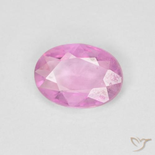 0.70ct Naturel Rose vif Saphir, ovale, VS