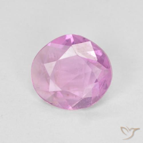 0.80ct Naturel Rose pourpre royal léger Saphir, Fantaisie, VVS-VS