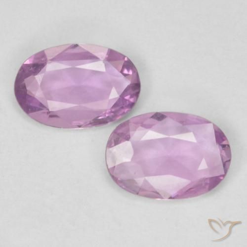 0.75ctw Naturel Rose très clair Saphir, ovale, VS