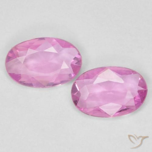 0.66ctw Naturel Rose vif Saphir, ovale, VVS-VS
