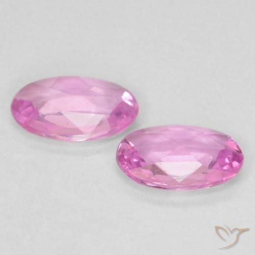 Shop natural 0.66ct Rose vif Saphir gems, ovale, from Tanzanie at GemSelect. In stock, global shipping!