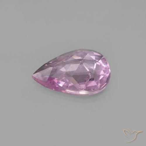 Saphir Rose cerise naturelle En forme de poire, 0.40 ct, VVS