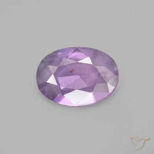 0.47ct Naturel Violet Rosâtre Saphir, ovale, VVS