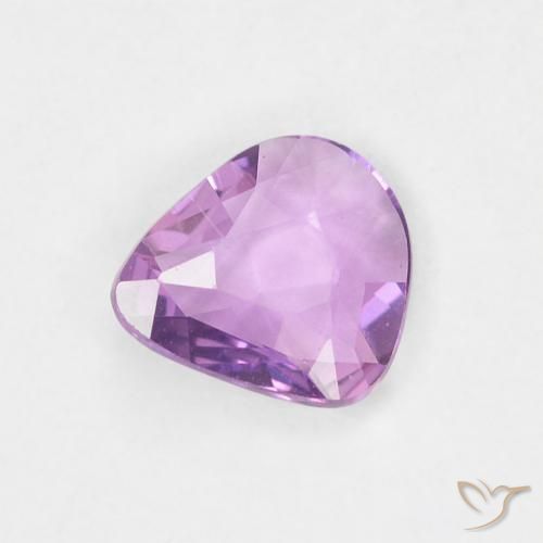 0.46ct Naturel Pourpre rosâtre moyen Saphir, Fantaisie, VVS