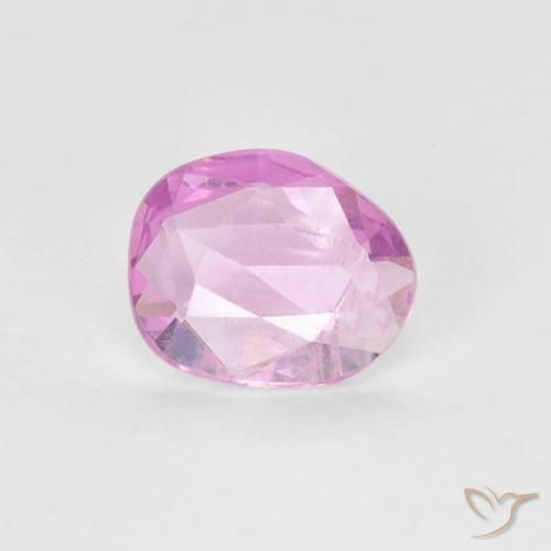 0.58ct Naturel Rose moyen Saphir, Fantaisie, VVS