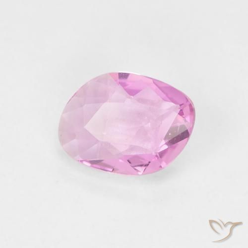 Saphir Rose intense naturelle Fantaisie, 0.55 ct, VVS