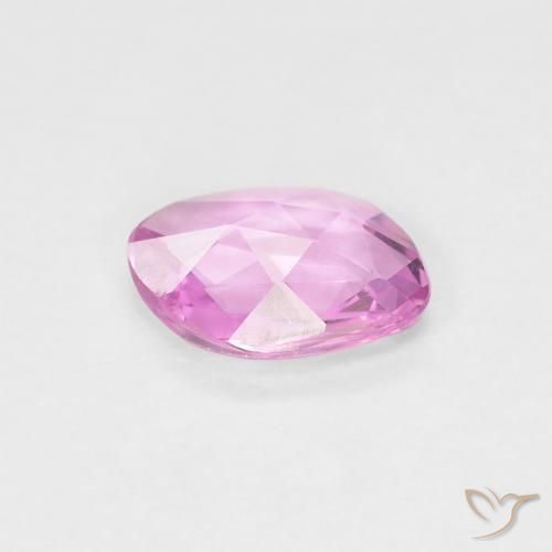 Saphir Rose intense naturelle Fantaisie, 0.55 ct, VVS