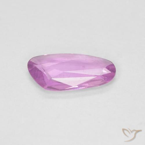 Saphir Pourpre rose vif naturelle Fantaisie, 0.65 ct, VS