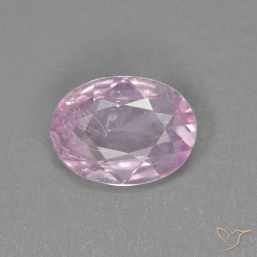 0.68ct Naturel Rose bubblegum Saphir, ovale, VS