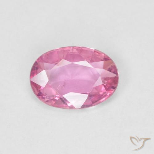 0.60ct Naturel Rose vif Saphir, ovale, VS