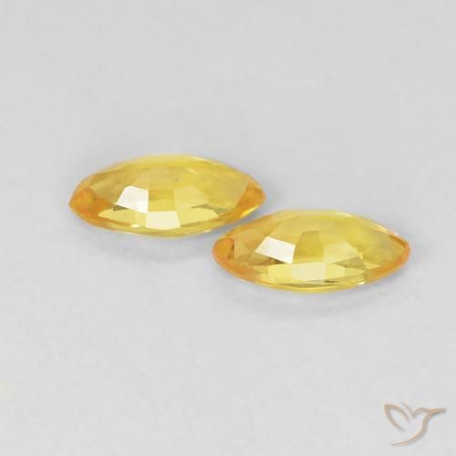 Shop natural 0.36ct Jaune miel Saphir gems, Marquise, from Tanzanie at GemSelect. In stock, global shipping!
