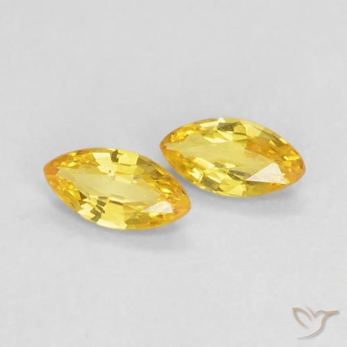 Shop natural 0.35ct Jaune Toscane Saphir gems, Marquise, from Tanzanie at GemSelect. In stock, global shipping!