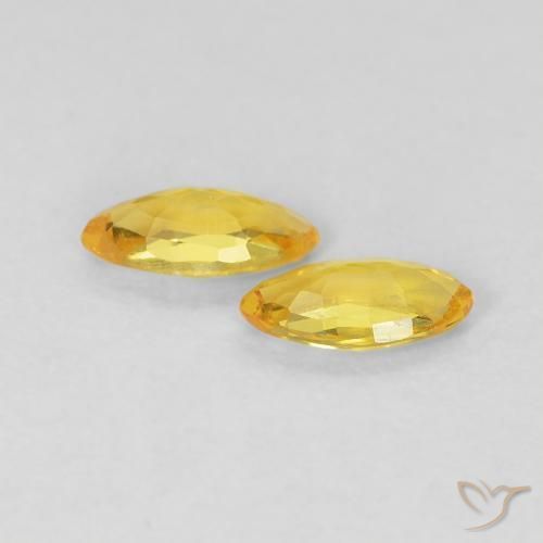 Shop natural 0.35ct Jaune Toscane Saphir gems, Marquise, from Tanzanie at GemSelect. In stock, global shipping!