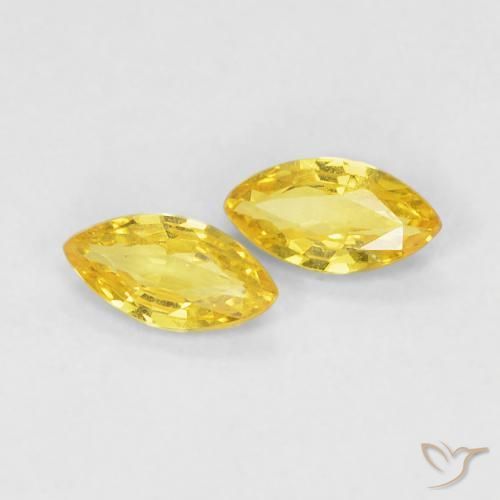 Shop natural 0.35ct Jaune Toscane Saphir gems, Marquise, from Tanzanie at GemSelect. In stock, global shipping!