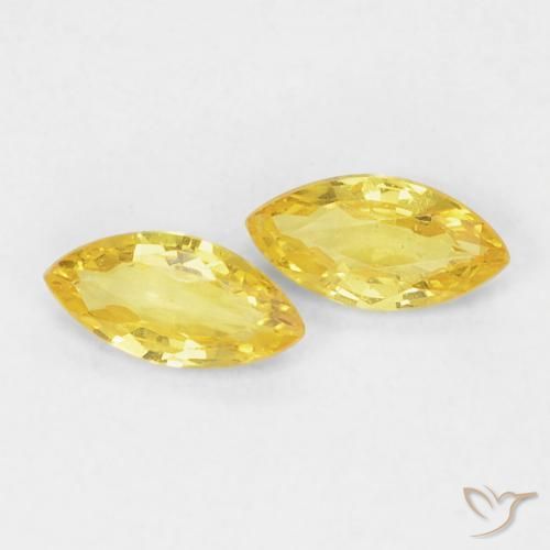 Shop natural 0.33ct Jaune moyen Saphir gems, Marquise, from Tanzanie at GemSelect. In stock, global shipping!