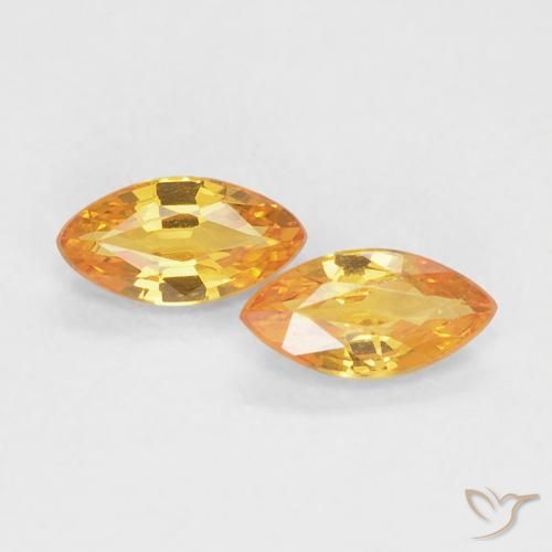 Shop natural 0.37ct Orange-or Saphir gems, Marquise, from Tanzanie at GemSelect. In stock, global shipping!