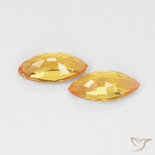 Shop natural 0.37ct Orange-or Saphir gems, Marquise, from Tanzanie at GemSelect. In stock, global shipping!