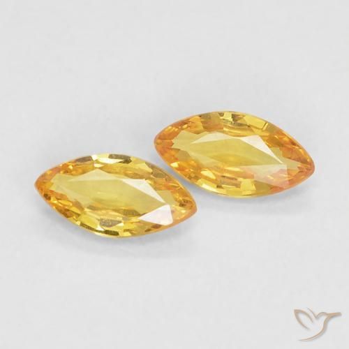 Shop natural 0.35ct Doré moyen Saphir gems, Marquise, from Tanzanie at GemSelect. In stock, global shipping!