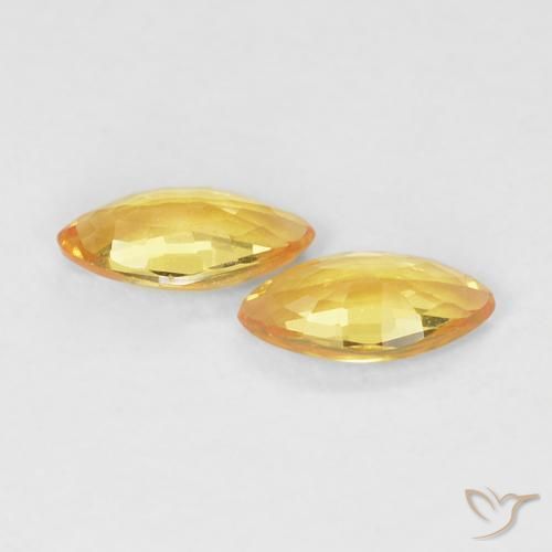Shop natural 0.35ct Doré moyen Saphir gems, Marquise, from Tanzanie at GemSelect. In stock, global shipping!