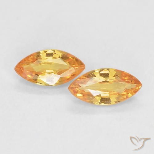 Shop natural 0.37ct Orange-or Saphir gems, Marquise, from Tanzanie at GemSelect. In stock, global shipping!