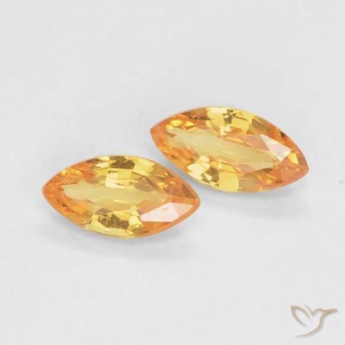 Shop natural 0.37ct Orange-or Saphir gems, Marquise, from Tanzanie at GemSelect. In stock, global shipping!