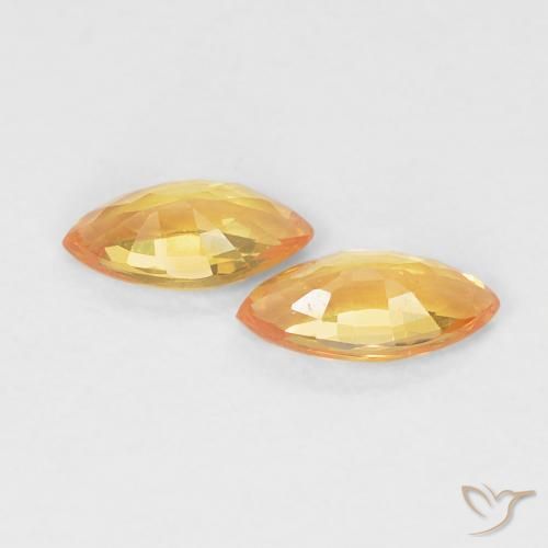 Shop natural 0.37ct Orange-or Saphir gems, Marquise, from Tanzanie at GemSelect. In stock, global shipping!