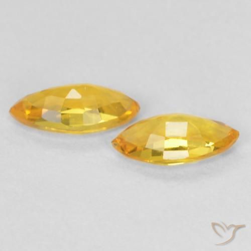 Shop natural 0.33ct Or moyen Saphir gems, Marquise, from Tanzanie at GemSelect. In stock, global shipping!
