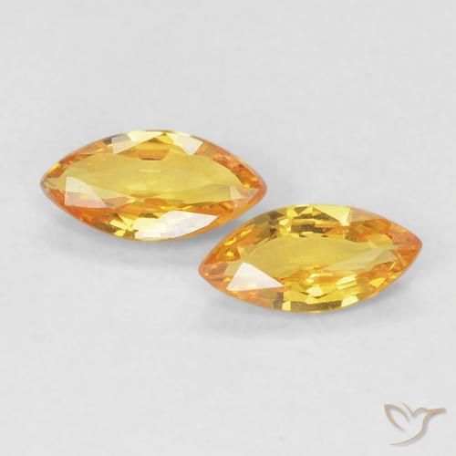 Shop natural 0.36ct Orange Doré Saphir gems, Marquise, from Tanzanie at GemSelect. In stock, global shipping!