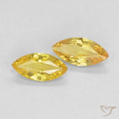 Shop natural 0.31ct Jaune Toscane Saphir gems, Marquise, from Tanzanie at GemSelect. In stock, global shipping!