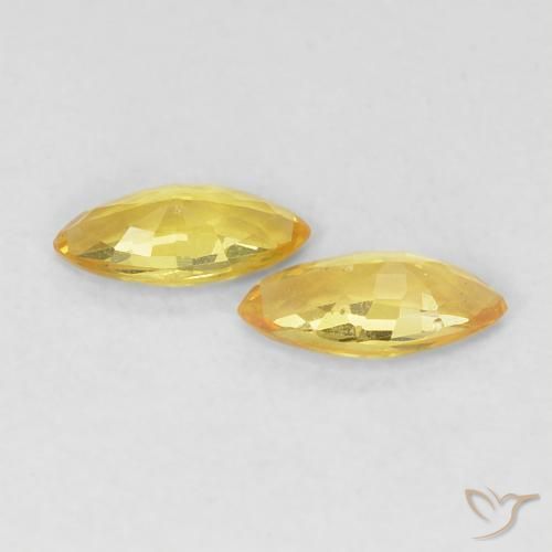 Shop natural 0.31ct Jaune Toscane Saphir gems, Marquise, from Tanzanie at GemSelect. In stock, global shipping!