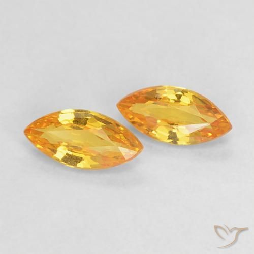 Shop natural 0.37ct Orange-or Saphir gems, Marquise, from Tanzanie at GemSelect. In stock, global shipping!