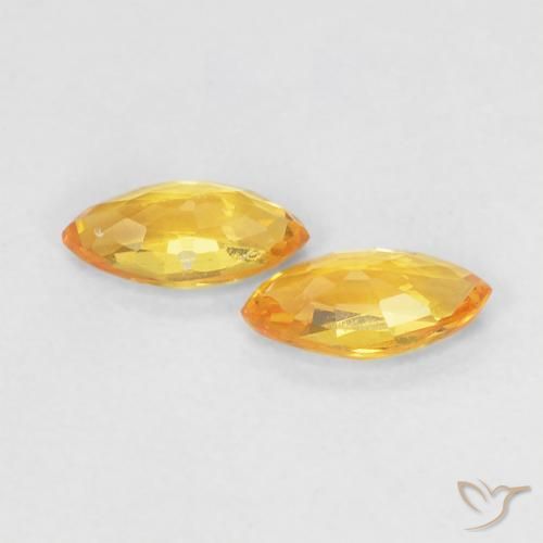 Shop natural 0.37ct Doré moyen Saphir gems, Marquise, from Tanzanie at GemSelect. In stock, global shipping!
