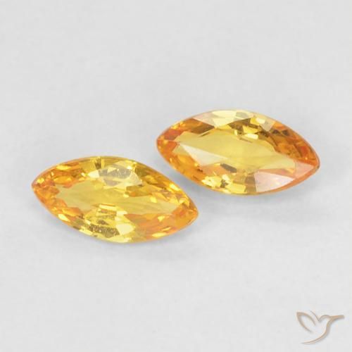 Shop natural 0.38ct Orange-or Saphir gems, Marquise, from Tanzanie at GemSelect. In stock, global shipping!