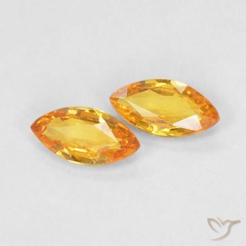 Shop natural 0.34ct Orange-or Saphir gems, Marquise, from Tanzanie at GemSelect. In stock, global shipping!