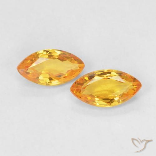 Shop natural 0.39ct Orange Doré Saphir gems, Marquise, from Tanzanie at GemSelect. In stock, global shipping!